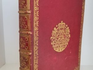 1769 — A Collection of Anthems Used in His Majesty’s Chapel Royal, and Most Cathedral Churches in England and Ireland — Leather Binding