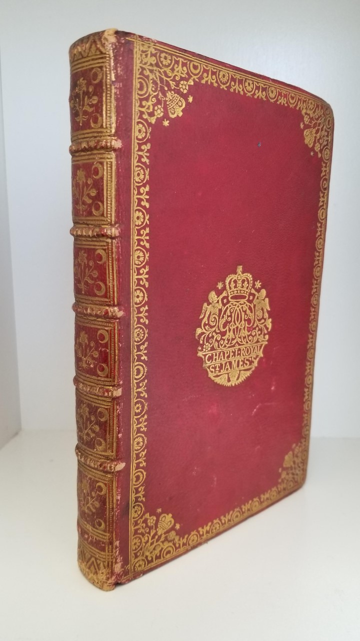 1769 — A Collection of Anthems Used in His Majesty’s Chapel Royal, and Most Cathedral Churches in England and Ireland — Leather Binding