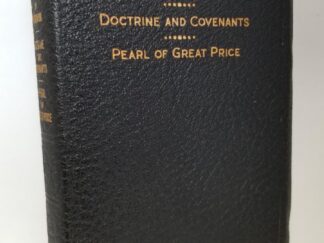 1961 Triple Combination --- Black Bendable Leather