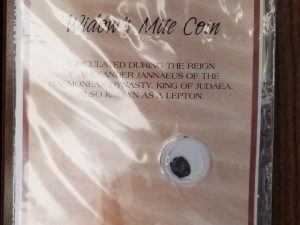 Widow’s Mite Coin — [From the First Centuries B.C. and A.D.] — Circulated during the Reign of Alexander Jannaeus…