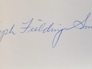 1966 --- Book Signed by Joseph Fielding Smith Jr. (Prophet's Son) --- Key to the Science of Theology, by Parley P. Pratt --- With Jacket