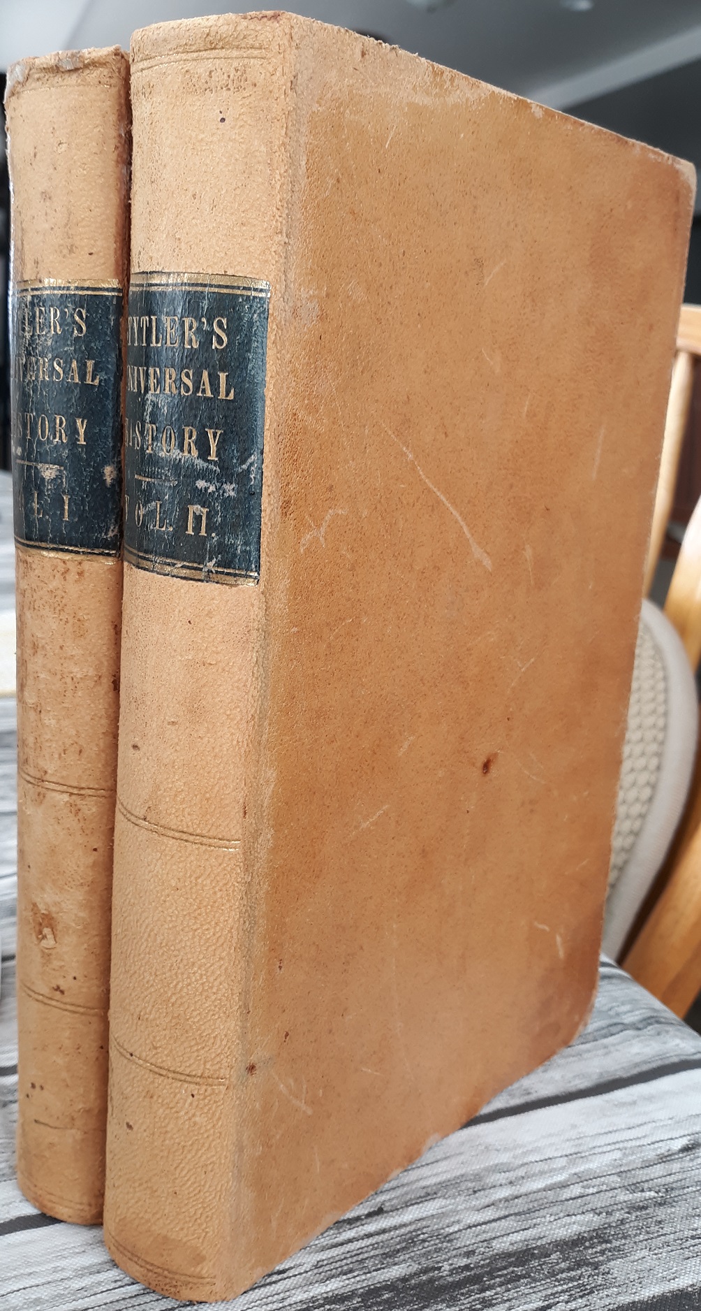 Universal History from the Creation of the World to the Beginning of the Eighteenth Century 2 Vol. Set (1875) ~ by the Late Hon. Alexander Fraser Tytler