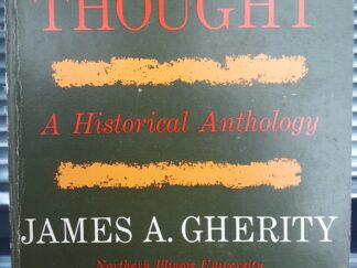 Economic Thought: A Historical Anthology (Signed by LDS Church Historian Leonard J. Arrington) (1965) ~ by James A. Gherity