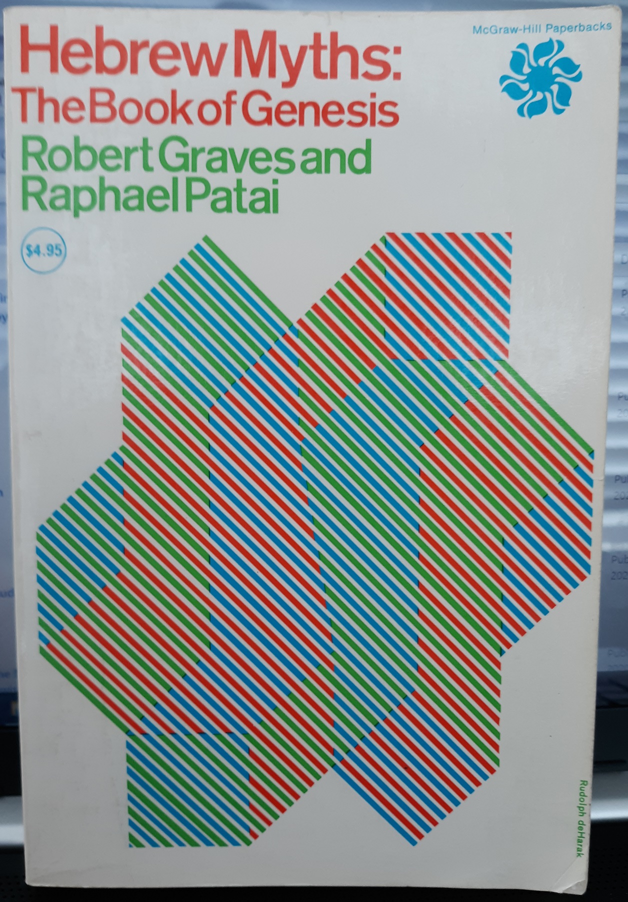 Hebrew Myths: The Book of Genesis (1964) ~ by Robert Graves, and Raphael Patai
