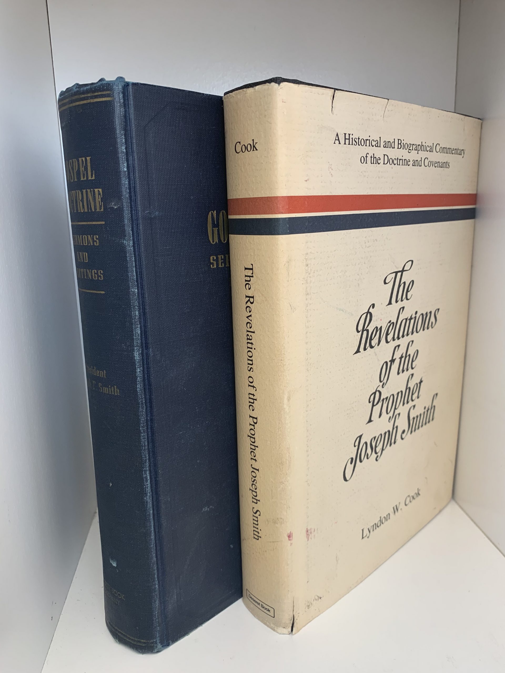 Gospel Doctrine: Sermons and Writings of Joseph F. Smith AND The Revelations of the Prophet Joseph Smith ~by Lyndon W. Cook (SET)