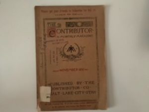 1892- The Contributor A monthly Magazine November 1892