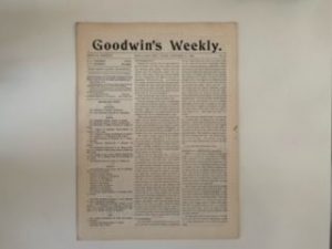 1904- Goodwin’s Weekly October 11, 1904 NO.9