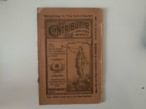1896- The Contributor A monthly Magazine January 1896