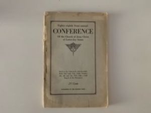 1917 — Eighty-Eighth Semi-Annual Conference of the Church of Jesus Christ of Latter-day Saints — October, 1917