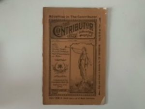 1896- The Contributor A monthly Magazine April 1896