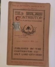 1893- The Contributor A monthly Magazine March 1893