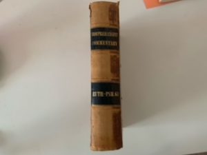 1870- Comprehensive Commentary of the Holy Bible-