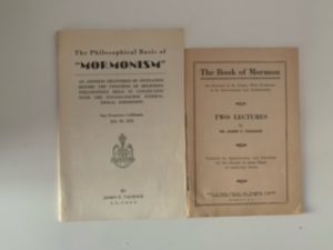 1915/1924- 2 LDS Pamphlets- James E. Talmage