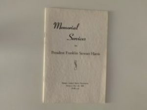 1960-Memorial Services for President Franklin Stewart Harris- George Albert Smith Feildhouse