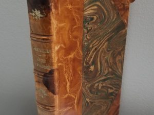 4 Old LDS Items in French — Bound in Leather