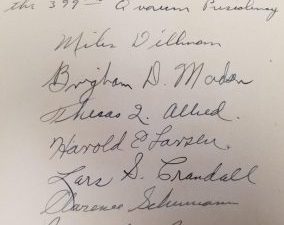 The Mormon — Marcus Bach — Signed by Brigham D. Madsen and Others….
