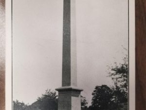Post Card:   Birthplace of Joseph Smith, The Prophet. — The Monument