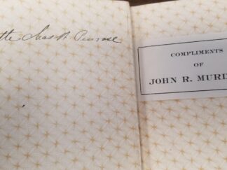 1909 --- Book Owned by Mormon Apostle Charles W. Penrose --- Biographical Sketch of John Riggs Murdock