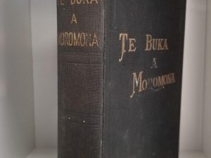 1904 — Te Buka A Moromona — Book of Mormon in Tahitian — Black Cloth Hardcover