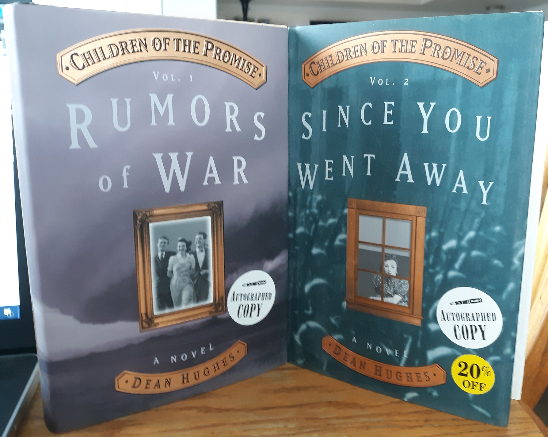 Children of the Promise Vols. 1 & 2 (Signed) (1997) ~ by Dean Hughes