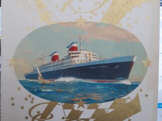 Gala Dinner On Board S. S. “UNITED STATES” for Commodore John W. Anderson, Captain U. S. N. R. Program (1963)