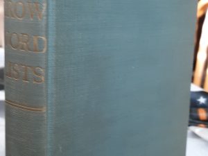 Crow Words Lists (1960) ~ by Robert H. Lowie