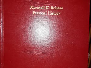 Marshall K. Brinton: Personal History (1991) ~ by Marshall K. Brinton
