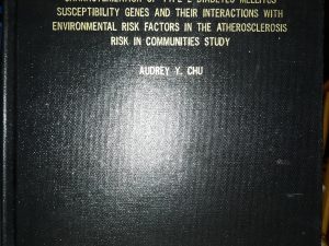 Characterization of Type 2 Diabetes Mellitus Susceptibility Genes and Their Interactions with Environmental Risk Factors in the Atherosclerosis Risk in Communities Study (2010) ~ by Audrey Y. Chu