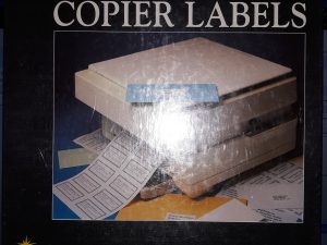 Maco Brand M-5352 Self-Adhesive Copier Labels (100 sheets, with 10 labels each) (Brand New)