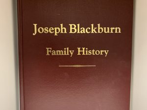 Joseph Blackburn Family History (1983)