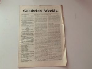 1904- Goodwin’s Weekly November 3, 1904