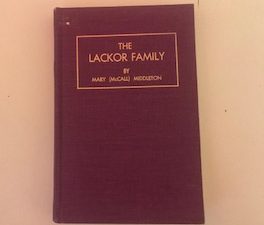 1970- The Lackor Family- Mary (McCall) Middleton