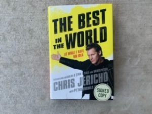 2014- The Best in the World at what I Have No Idea- Chris Jericho with Peter Thomas- Signed!