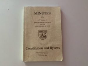 2001- Minutes of the 49th Session Council of the Assemblies of God-49th General Council