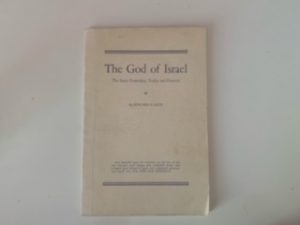 1939- The God of Israel- Edward S. Rich