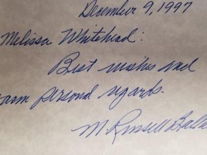 Book Signed by Elder M. Russell Ballard — Counseling With Our Councils — SIGNED TWICE!