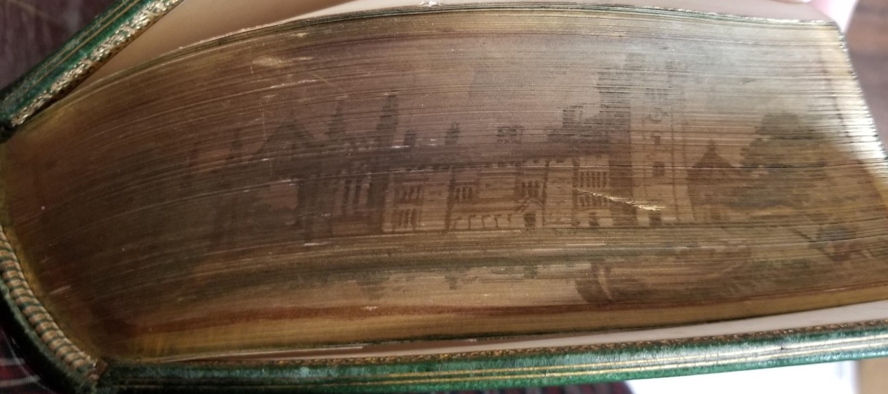 1846 — The Poetical Works of Lord Byron Complete in One Volume — Beautiful Fore-Edge Paintings!