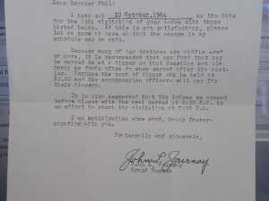 Letter to a Freemason in Tooele, Utah (Dated: 8 February, 1964) (1964)