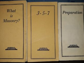 3 Pamphlets on Freemasonry (See Details)