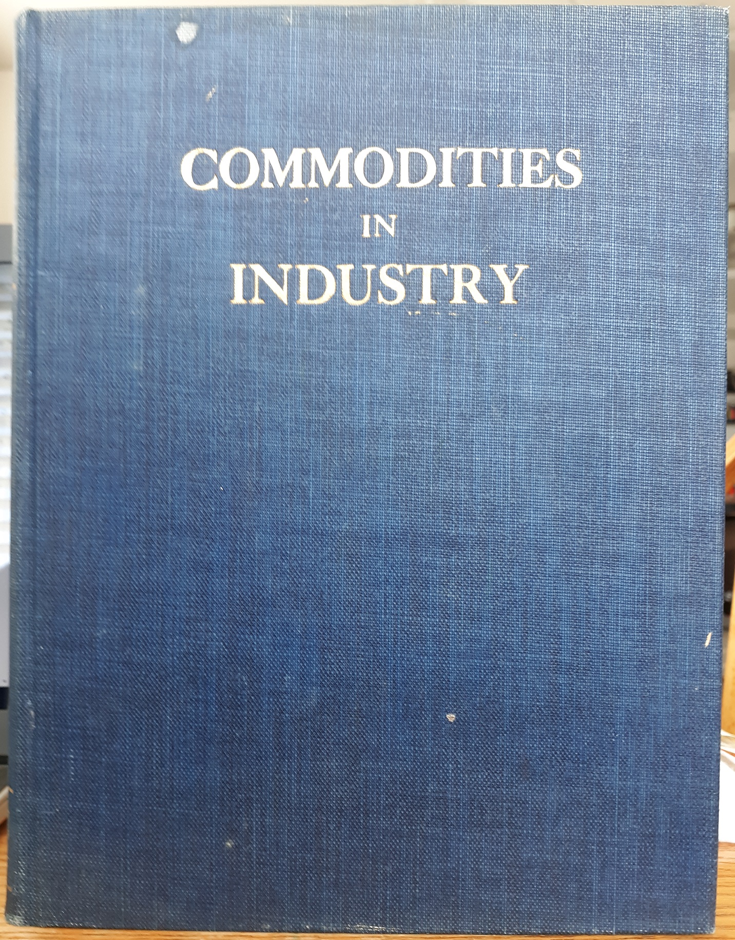Commodities in Industry (1940)