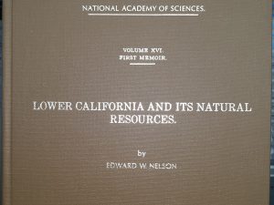 National Academy of Sciences: Vol. 16: First Memoir: Lower California and Its Natural Resources (1966) ~ by Edward W. Nelson