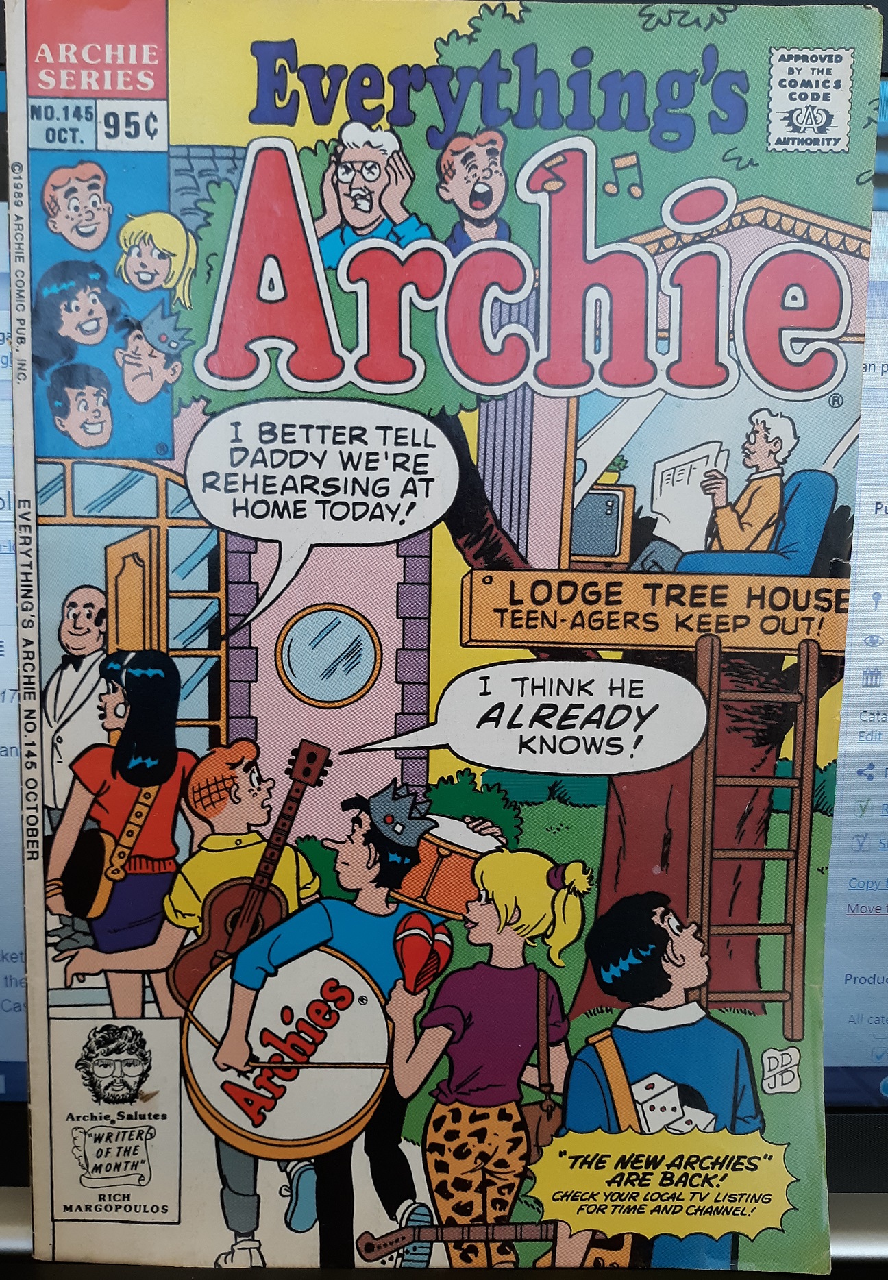 Everything’s Archie: No. 145, Oct., 1989