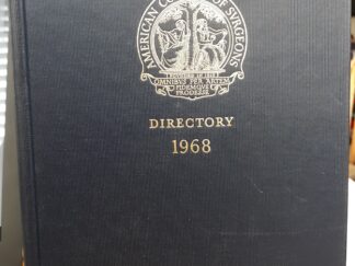 American College of Surgeons: 1968 Directory (1968)