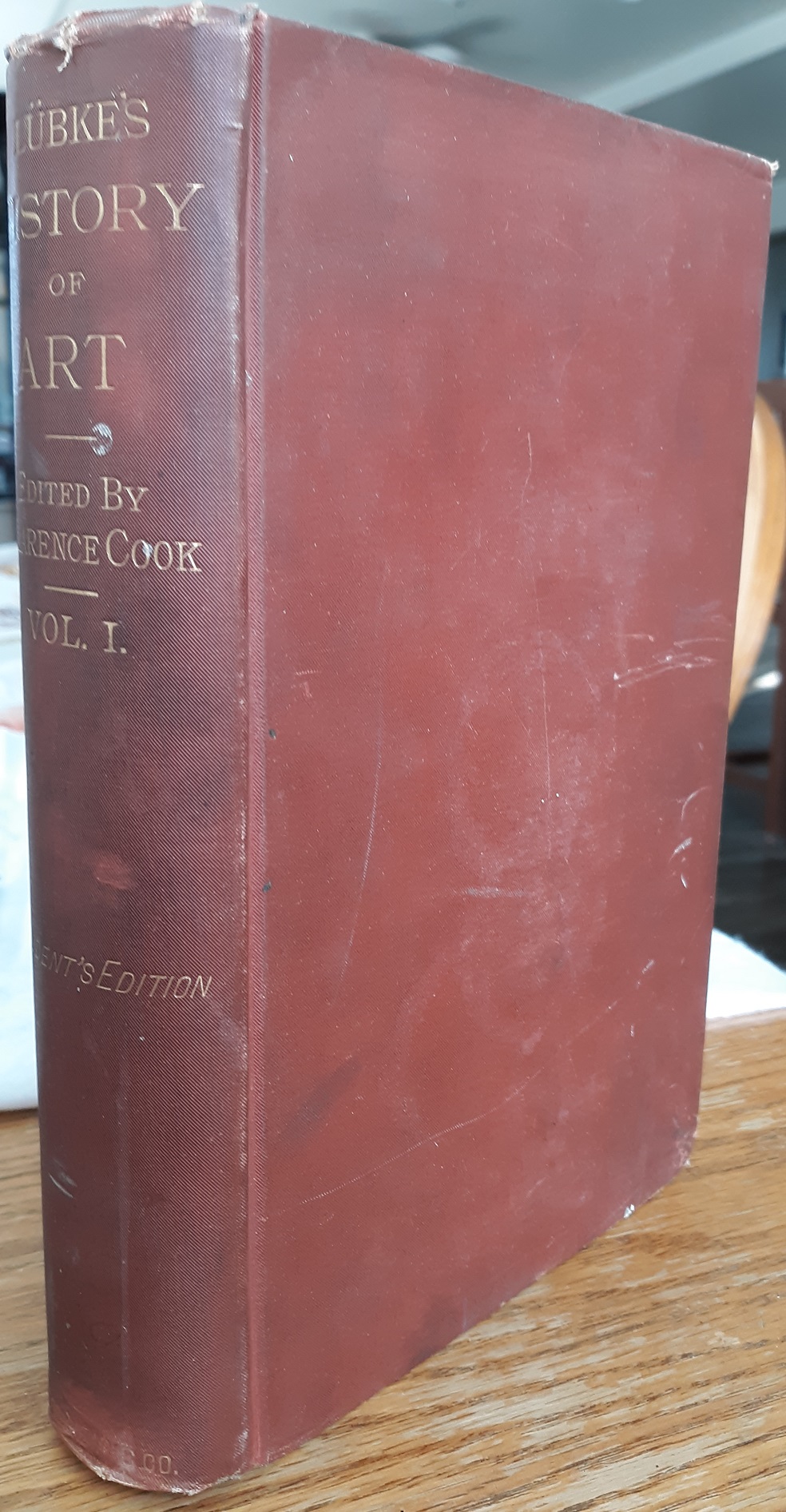 Lübke’s History of Art: Vol. 1 (1881) ~ Edited by Clarence Cook