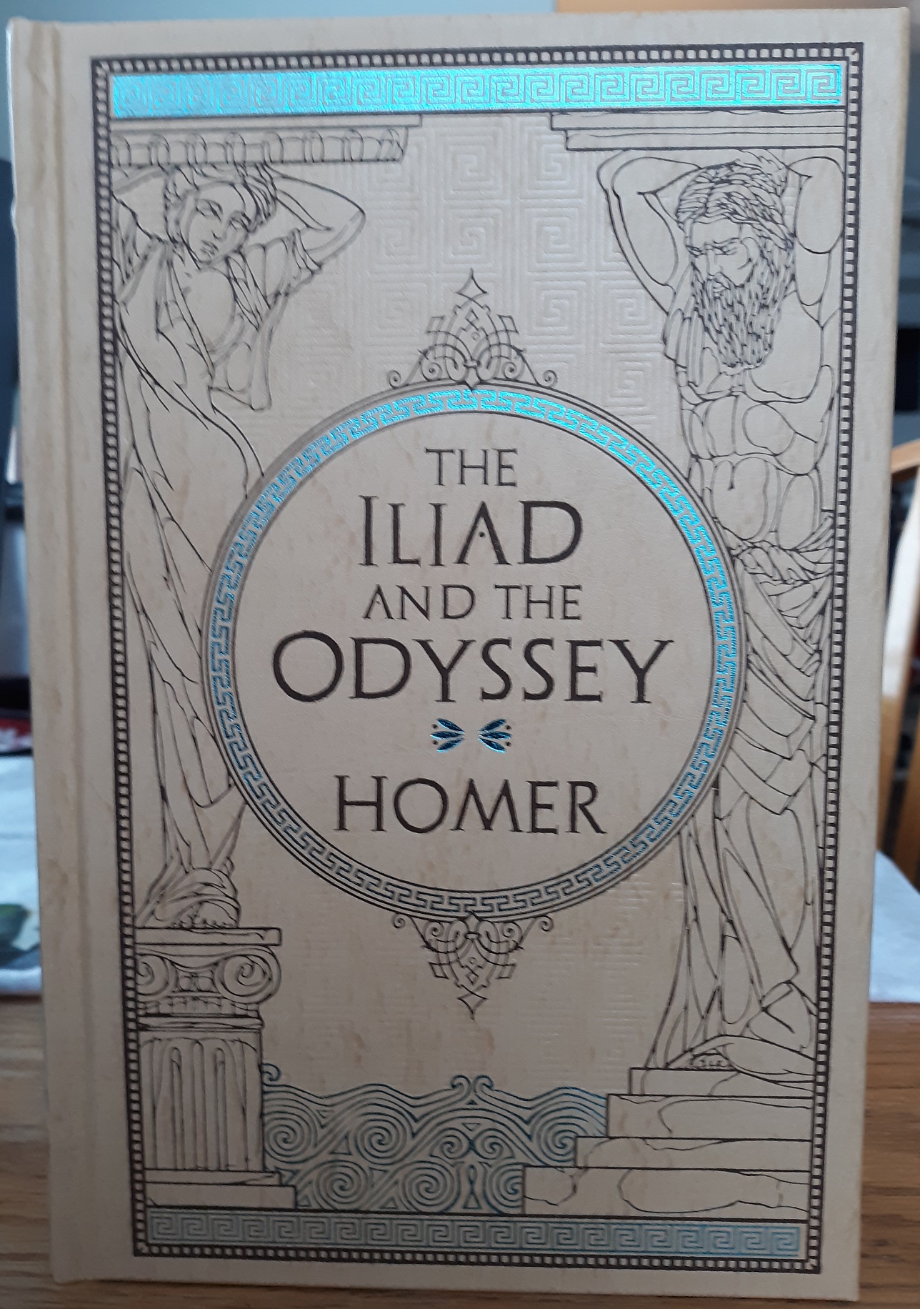 The Iliad and the Odyssey (Leather) (2013) ~ by Homer