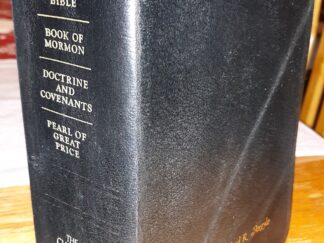 Black Leather LDS Quadruple Combination (1993)