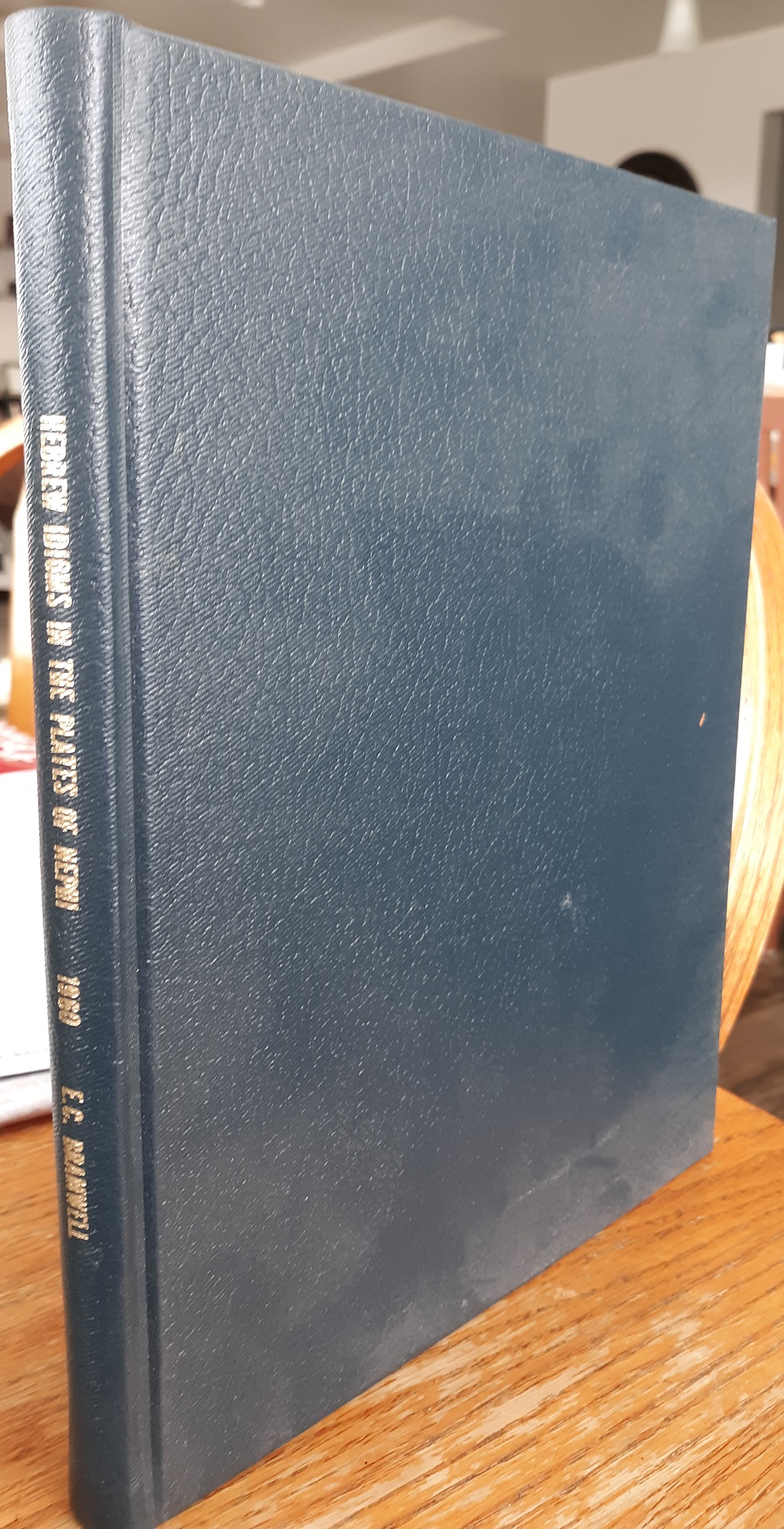 Hebrew Idioms in the Plates of Nephi (Photocopied & Bound) (1960) ~ by E.C. Bramwell