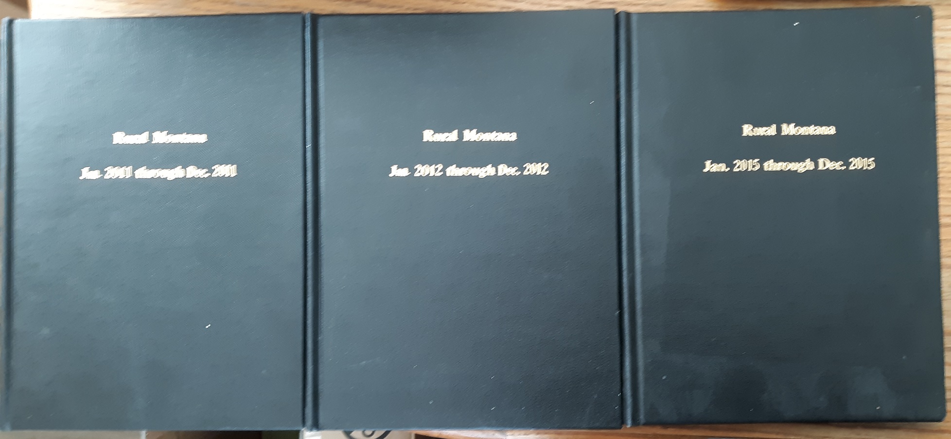 Rural Montana 3 Vol. Set