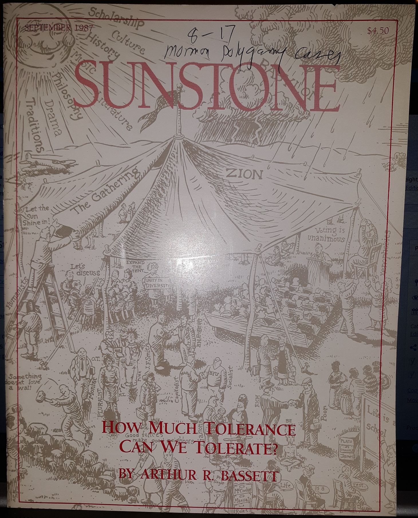 Sunstone Magazine: September, 1987 (1987)
