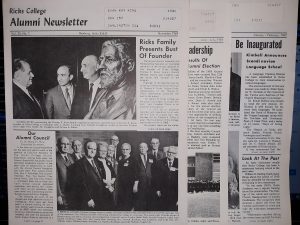 Ricks College Alumni Newsletter 3 Issues